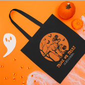 T Rex Halloween Dinosaur Orange Spooky Pumpkins Tasche
