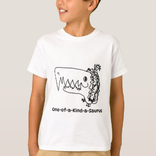 T-Rex   Handgezeichnetes Dinosaurier T-Shirt