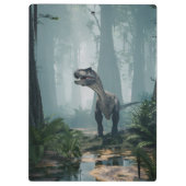 T-Rex Handtuch Klemmbrett (Rückseite)