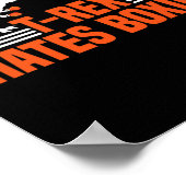 T-Rex hasst Boxen - Boxen Sparring Kickboxen D Poster (Ecke)