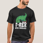 T Rex hasst Kurze Waffen im Dino TRex 1 T-Shirt (Vorderseite)