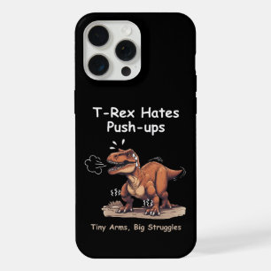 T-Rex hasst Liegestütze: Kleine Arme, große Kämpfe iPhone 15 Pro Max Hülle