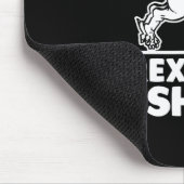 T-Rex hasst Liegestütze Lustiger Fitness-Workout C Mousepad (Ecke)