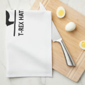 t-rex hasst pushups.ai geschirrtuch (Viertel Falte)