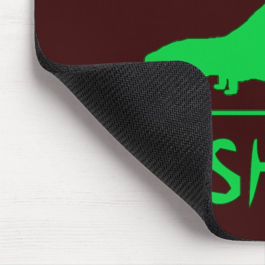 T REX HASST PUSHUPS lustigen Dino-Entwurf Mousepad (Ecke)