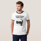 T-Rex hasst Stoß-UPS Shirt (Vorne ganz)