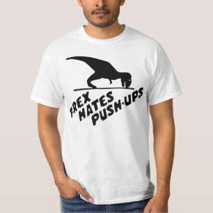 T-Rex hasst Stoß-UPS T-Shirt
