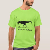 T-Rex hasst Wallballs T-Shirt (Vorderseite)