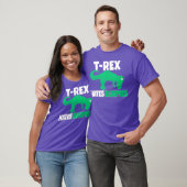 T-Rex Hates Burpees Funny Burpee Sprichwort Funny T-Shirt (Unisex)