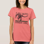 T-REX hates kettlebell swing T-Shirt (Vorderseite)