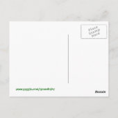 T REX HATES PUSHUPS Funny Dino Design Postkarte (Rückseite)