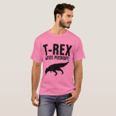T-REX HATES PUSHUPS! Funny T - Shirt (Vorne ganz)