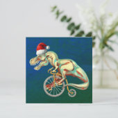 T-Rex Hipster Weihnachten (Stehend Vorderseite)