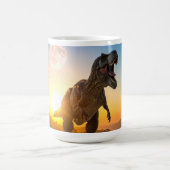 T-Rex Hoodie – Brüllender Dinosaurier Kaffeetasse (Mittel)