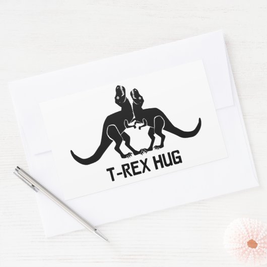 T-Rex Hug Sticker (Umschlag)