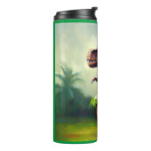 T Rex Hula Dancer Thermosbecher (Nach links gedreht)