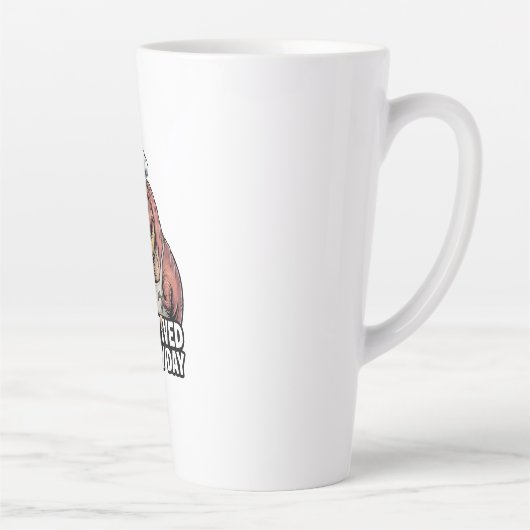 T-Rex I Survived Turkey Day Chef  Milchtasse (Rechts)