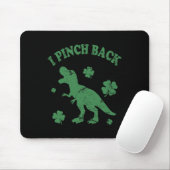 T-Rex ich boxe dich Lustiger St. Patrick's Day ich Mousepad (Mit Mouse)