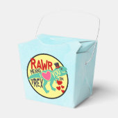 T-Rex in einem Top-Hat-Rawr bedeutet, dass ich Lie Geschenkschachtel (Vorderseite)