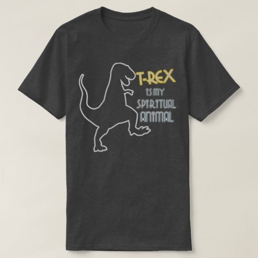 T rex ist mein Geiststier T-Shirt (Design vorne)