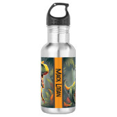 T Rex Jurassic Dinosaurier Wasserflasche (Vorderseite)