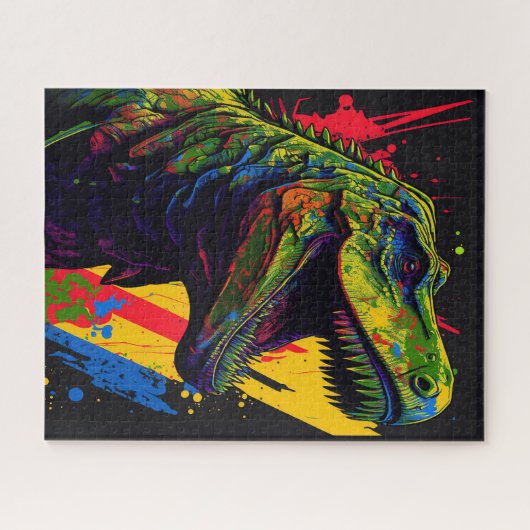 T Rex Jurassic Puzzle (Horizontal)