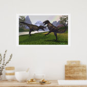 T-REX-KAMPF POSTER (Küche)