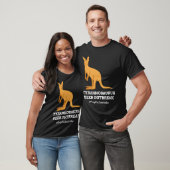 T Rex Kangaroo Tyrannosaurus Deer Australia Spaß T-Shirt (Unisex)