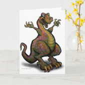 T-Rex Karte (Gelbe Blume)
