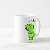 T-Rex Keramik-Tassen Kaffeetasse (VorderseiteRechts)