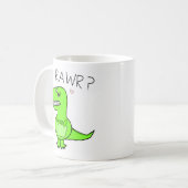 T-Rex Keramik-Tassen Kaffeetasse (Vorderseite Links)