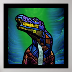 T-Rex King of the Dinosaurier Poster