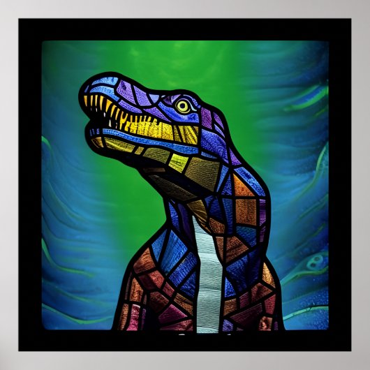 T-Rex King of the Dinosaurier Poster (Vorne)