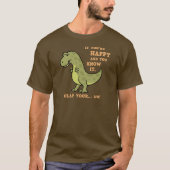 T-Rex Klatschen II T-Shirt (Vorderseite)