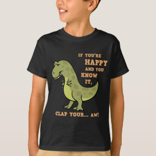 T-Rex Klatschen II T-Shirt
