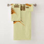 T-Rex-Knochen Badhandtuch Set (Insitu)