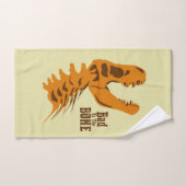 T-Rex-Knochen Badhandtuch Set (Handtuch)