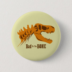 T-Rex-Knochen Button
