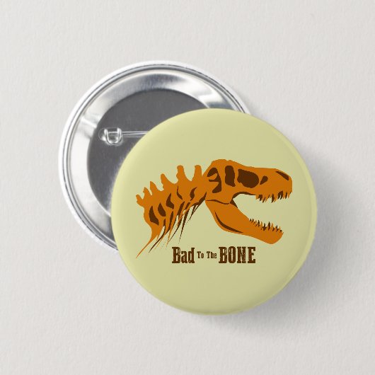 T-Rex-Knochen Button (Vorne & Hinten)