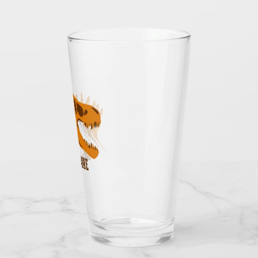 T-Rex-Knochen Glas (Links)