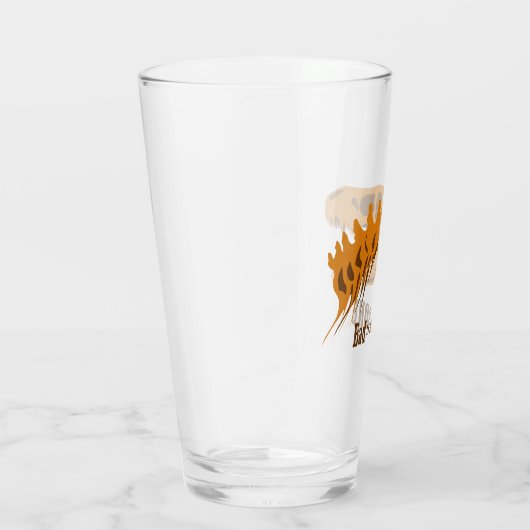 T-Rex-Knochen Glas (Rechts)