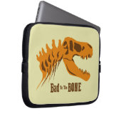 T-Rex-Knochen Laptopschutzhülle (Vorne Rechts)