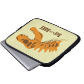 T-Rex-Knochen Laptopschutzhülle (Vorne Knopf)