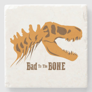 T-Rex-Knochen Steinuntersetzer