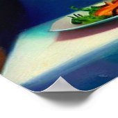 T Rex Koch Poster (Ecke)