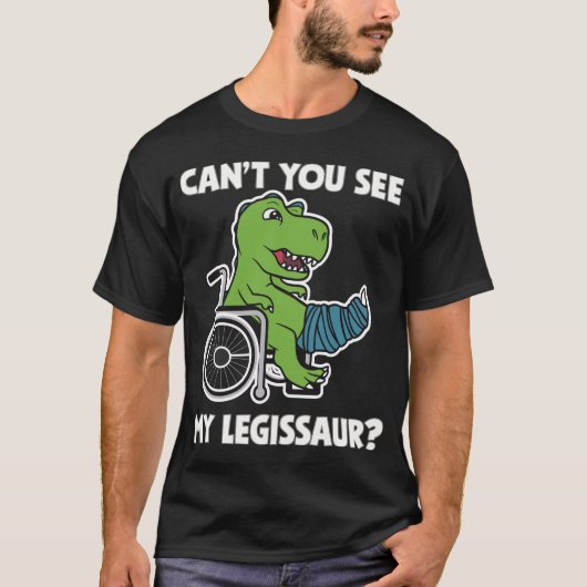T-Rex KÖNNEN SIE MEINE LEGISLATURE-Dinosaurier NIC T-Shirt (Vorderseite)