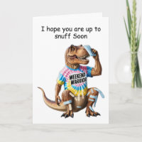 T-rex-Krieger am Wochenende mit Verbänden und Eisp
