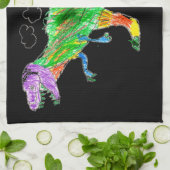 T-Rex Küchentuch (Gefaltet)