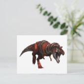 T-Rex-Ladung Postkarte (Stehend Vorderseite)