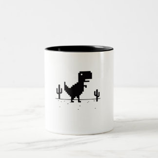 T-Rex Läufer Zweifarbige Tasse